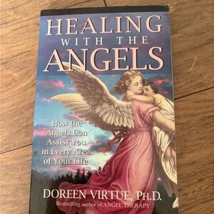 Healing with the Angels by - Pink & Blue Cover